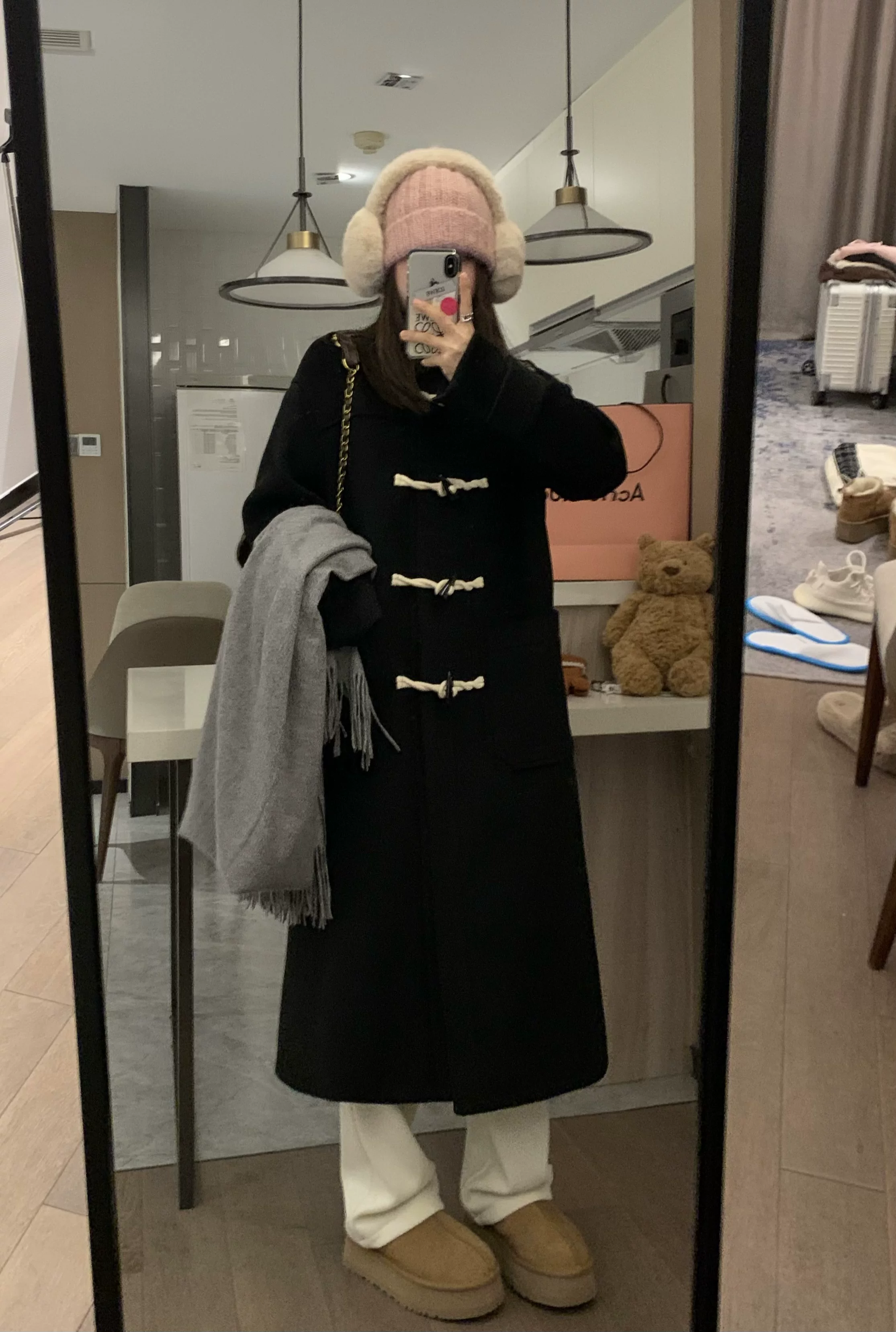 Brown woolen coat, jacket