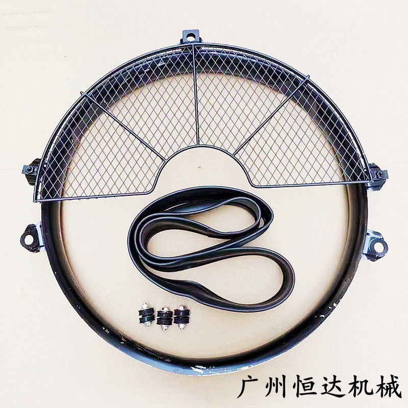 Excavator Parts Sumitomo 300 330 350 360 6Hk1 Engine Fan Cover Retaining Ring Protective Net Shock-Absorbing Rubber