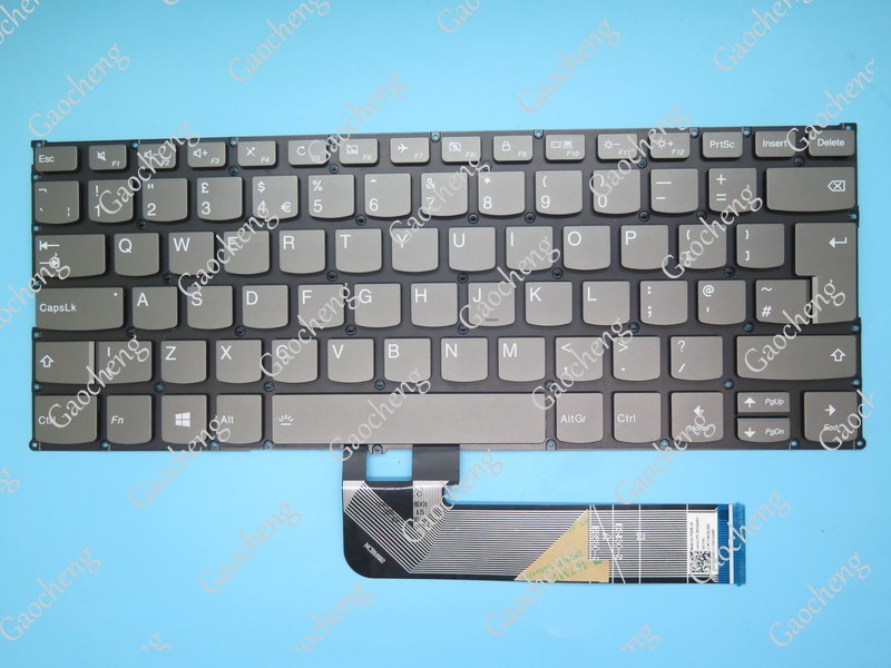 Rtdpart Is Suitable for Lenovo Yoga 530-14Arr Flex 6-14Ikb Keyboard Uk Gr Jp La