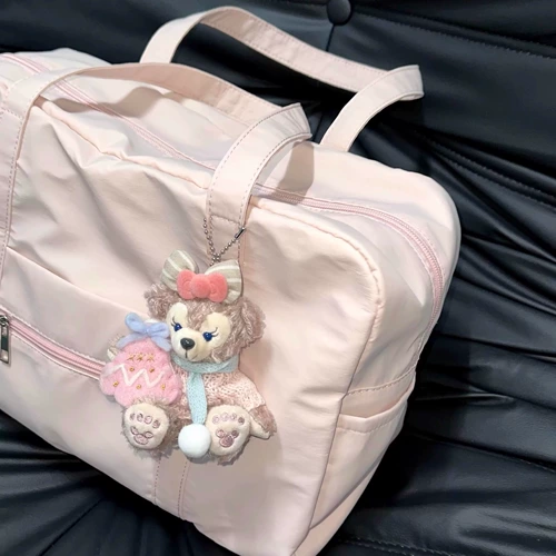 Вместительная и большая портативная розовая сумка для путешествий, барсетка, спортивная сумка