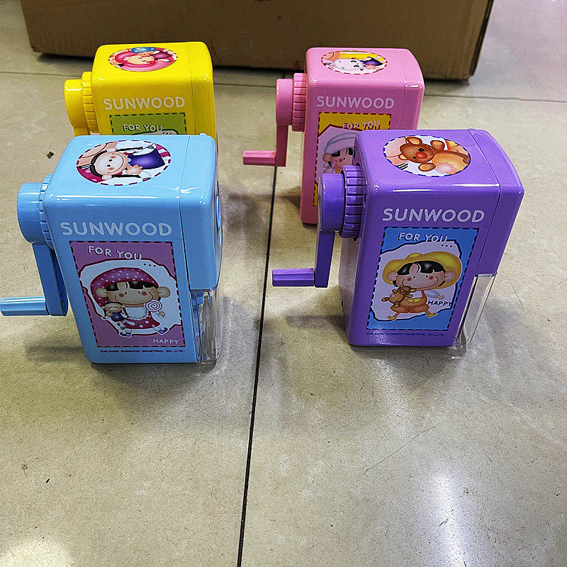 San wood pencil knife small pencil roll stationery 5199 cute student knife cutter pencil hand shake