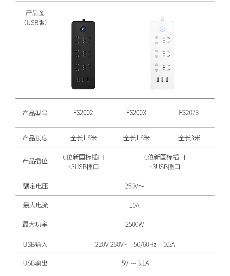 飞科 USB插座 图15