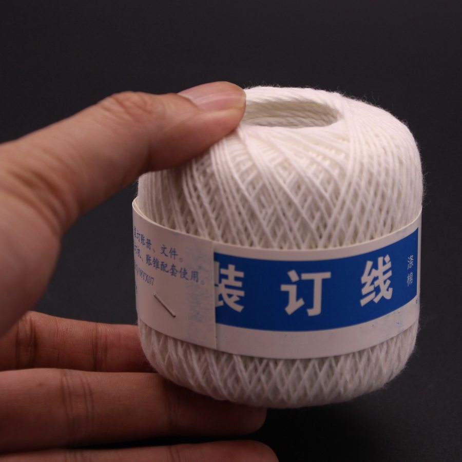 Accounting voucher binding line financial supplies account book book binding white polyester cotton thread file document binding line