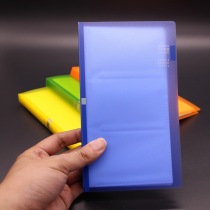 Business card book card book collection color plastic card book Fashion Office business card collection