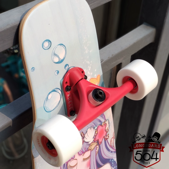 PROBEE longboard nàng tiên cá / hổ hồng DANCING đàn ông và phụ nữ mới bắt đầu ván trượt ván đường phố - Trượt băng / Trượt / Thể thao mạo hiểm