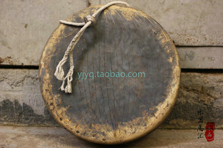 Shuangxi 30cm high wall gong, thick gong, high side gong, 30cm flat bottom gong, dojo gong, big gong, lion dance gong, lion dance gong