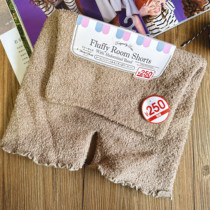 Autumn and winter warm home pants a good helper to warm the palace and ward off the cold high-waisted solid color flesh-colored furry leggings elastic and large buttocks