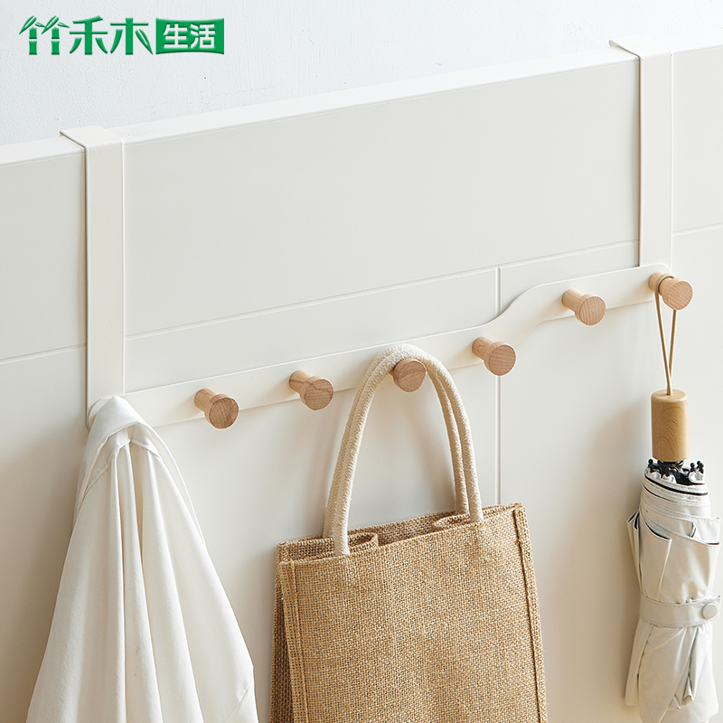 Door rear hanger Hanger Without Mark of the door Behind the door God's Bedroom House Door Free From Punching Wall Clothing Door Rear Hook