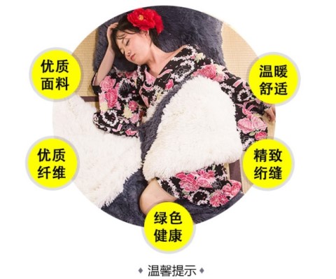 Núi lửa nhung sinh viên ấm áp ký túc xá len dày lõi khách sạn dày chăn chăn phao bông