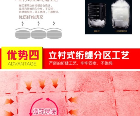 Núi lửa nhung sinh viên ấm áp ký túc xá len dày lõi khách sạn dày chăn chăn phao bông