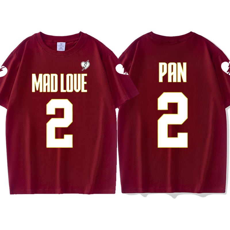 Pan Wei-Bo Mad Love 2.0 Concert Short-Sleeve Commemorative T-Shirt for Men and Women [in Stock]