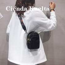 Singapore mobile phone bag small bag bag women pure kuroshio versatile water repellent Oxford cloth cross-body bag mobile phone bag coin purse