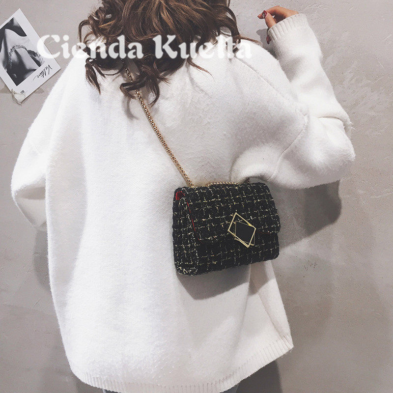 Flagship Store Official Light Extravagant Brand Package Girls Fashion Tide 100 Hitch Air Fall Chain Single Shoulder Sloped Satchel Bag-Taobao