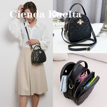 Singapore 2021 new bag womens cross-body bag net red versatile soft leather shoulder bag mobile phone change womens bag summer