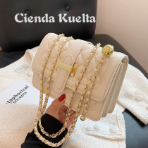 Singapore Diamond Lattice Chain Bag Womens Cross-body Bag 2021 New Trendy Fashion Versatile Premium Sense One Shoulder Small Square Bag
