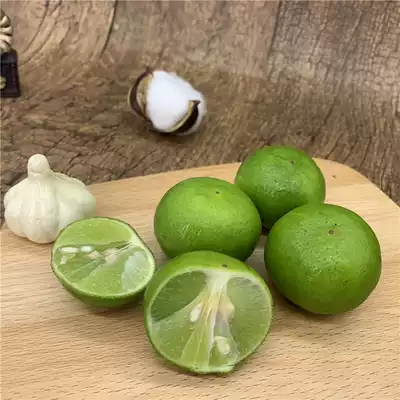 From 50 pieces of lime, small lime, sour citrus peel, thin and juicy Dongyin soup, raw material, Southeast Asian meal seasoning