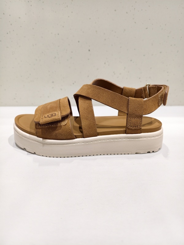 Authentic Ugg New Summer Women's Thick-Soled Open-Toe Velcro Fashion Casual Shoes in 57902.65kg Colors