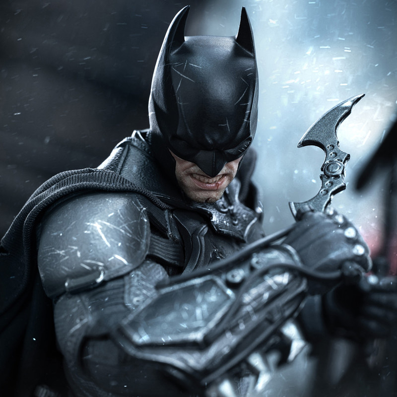 In-Stock Inart Batman Arkham Origins Battle-Damaged Edition 7inch Official Licensed 1/12 Action Figure