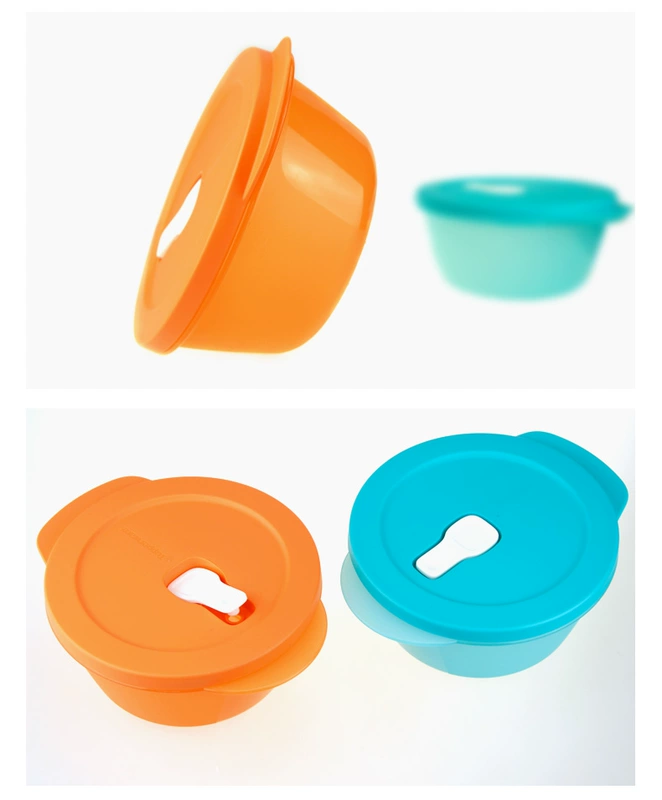 Tupperware 800ML lò vi sóng mới wafer bát wafer 1L / 800ML / 460ML - Hộp cơm điện sưởi ấm