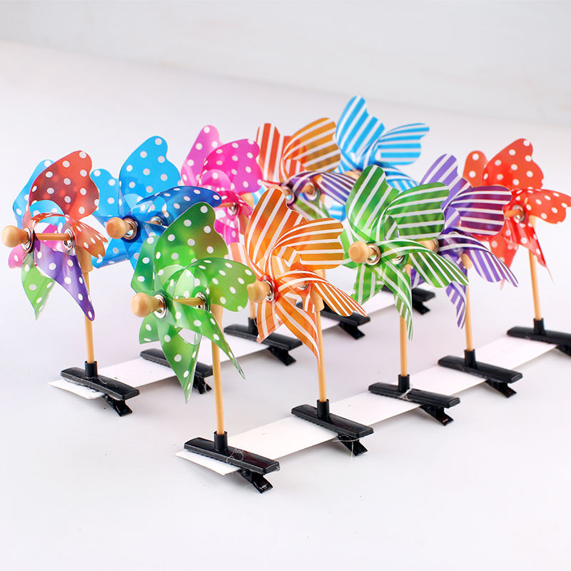 New selling artifacts windmill children's headdress hair - jacket gift to push the windmill sweep gift manufacturer direct sales