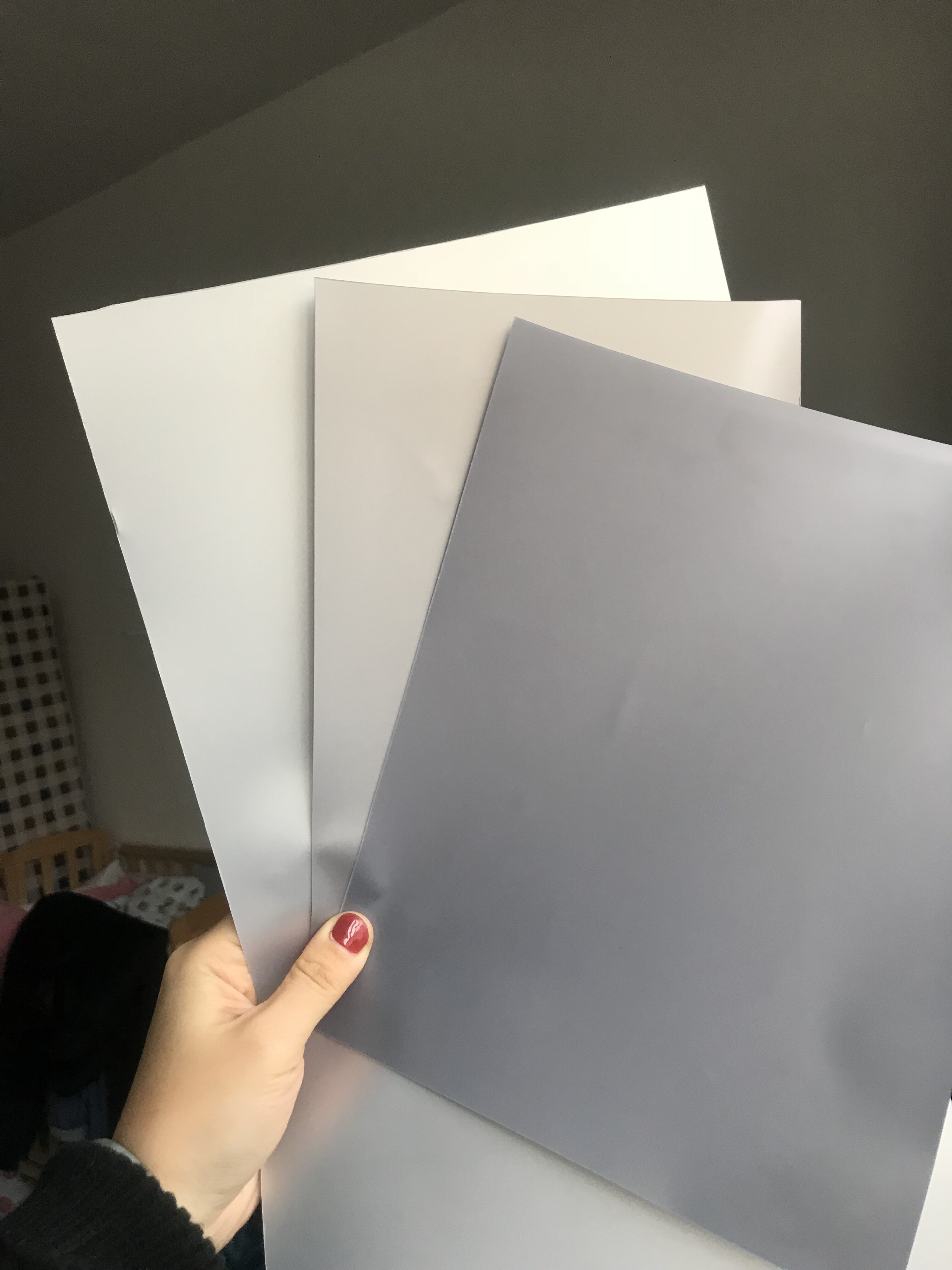 Imported high definition anti-light holographic projection film positive casting back-throw elevator advertising shop window glass double-sided imaging adhesive film