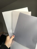 Imported high-definition anti-light holographic projection film forward projection rear projection screen elevator advertising window glass double-sided imaging film