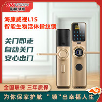 Hikvision L1S electronic fingerprint lock code lock security home anti-theft door lock wooden door suitable for access control machine