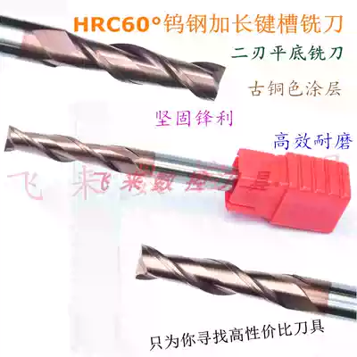 60 degrees coating overall alloy extension TUNGSTEN STEEL 2 cutters is 8 9 10 12 16 20*100 120 150mm