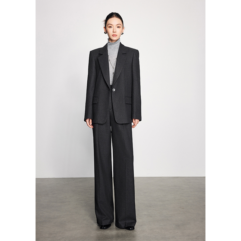 High-End Designer Retro Vintage-Style Suit for Women, Loose Fit, Slimming, Large Size, British Style, Single-Button Blazer for Women High-End Designer Retro Vintage-Style Suit for Women, Loose Fit, Slimming, Large Size, British Style, Single-Button Blazer for Women