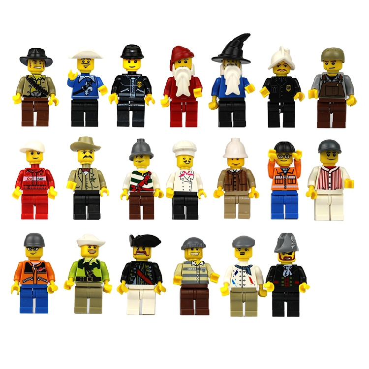 Enlightenment City Little Man Aparazzi Building-block Police Petty puppets compatible with Lego 6-9-11-year-old little kid toy-Taobao