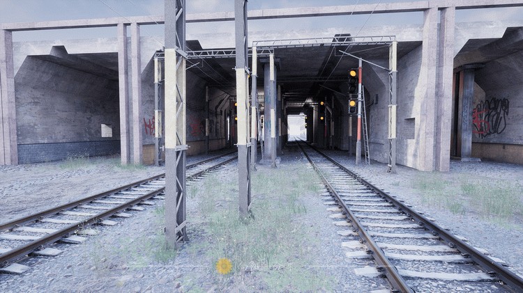 TheTunnel 火车隧道环境地下通道环境场景模型