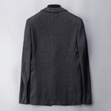 Мужской демисезонный шерстяной костюм для отдыха, в корейском стиле