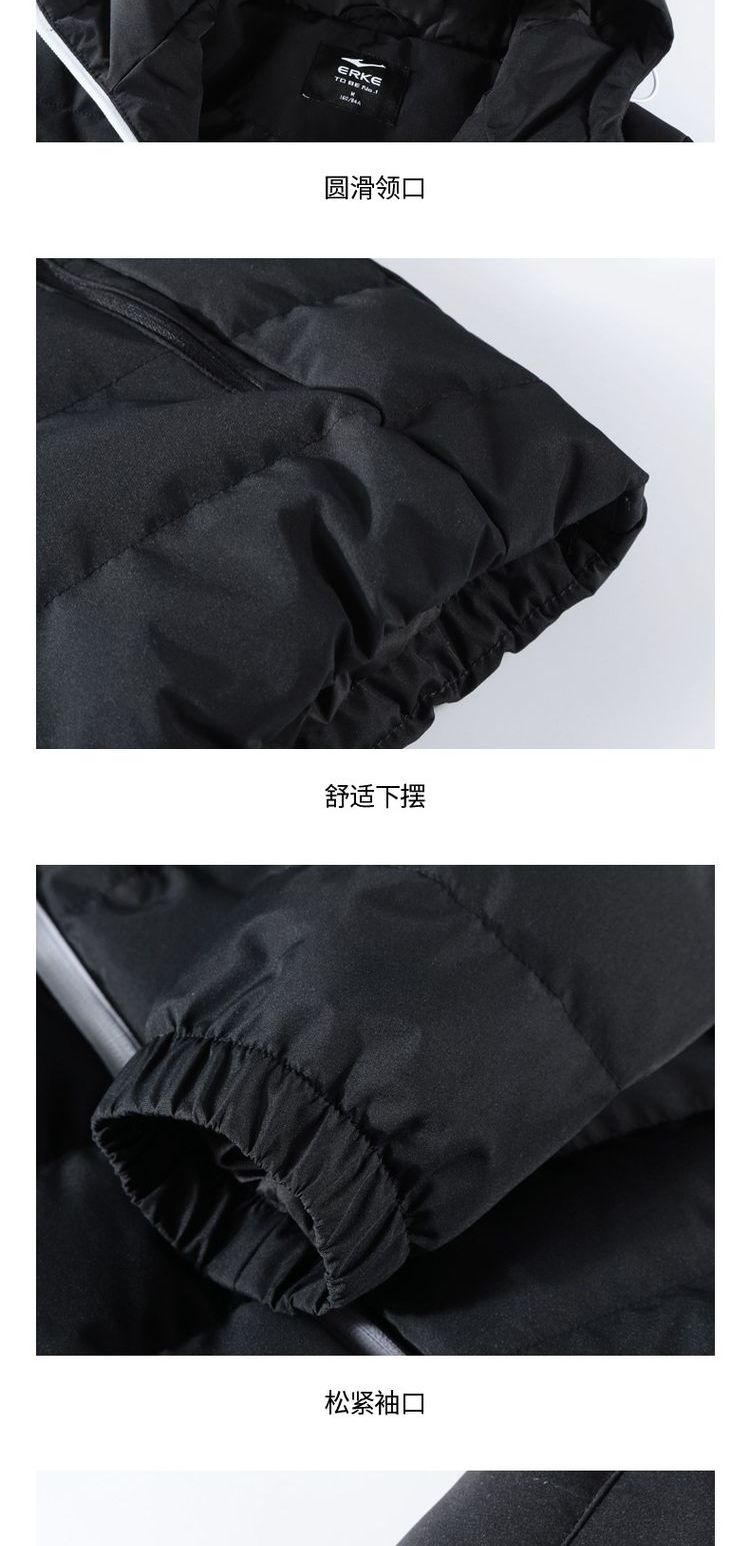 Quần áo cotton thể thao nữ Hongxing Erke 2018 mùa đông và mùa đông mới áo phao hàn quốc nam