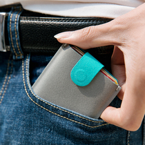  DAX pull-out portable creative cascading card bag for men and women small wallet Bank card multi-card credit card cover