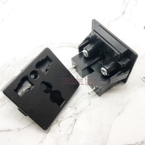 Universal card socket module with screw SS-804 power socket Jack template with safety protection door