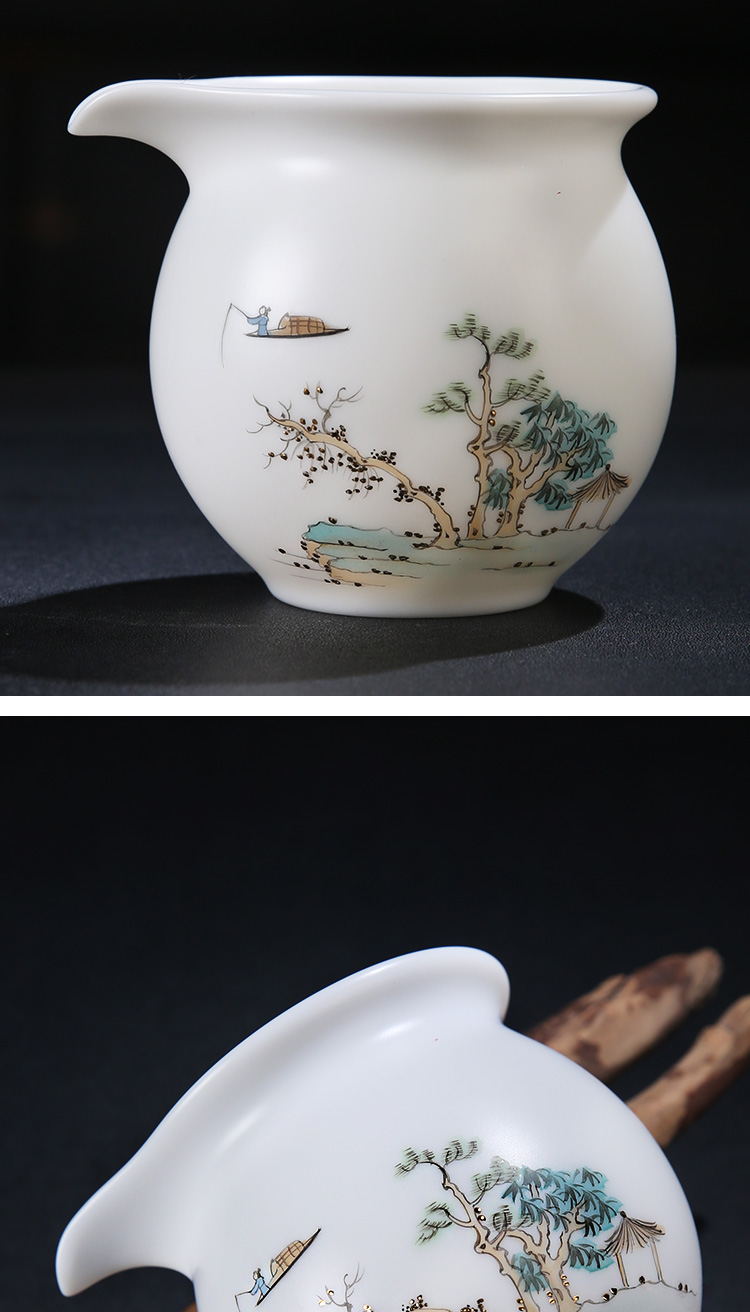 The Product porcelain sink the see colour white porcelain fair keller of tea tea tea sea points exchanger with the ceramics filter suit pure manual kung fu tea set