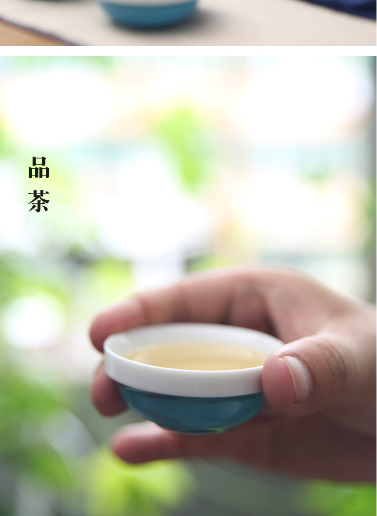 The Product porcelain sink travel tea set SheCu cup group with portable bag type crack a pot of three kung fu contracted outside the mercifully