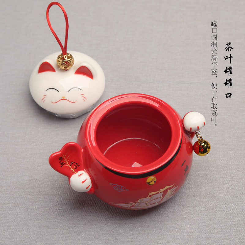 The Product porcelain sink plutus cat caddy fixings ceramic seal tank mini small storage household travel home furnishing articles POTS