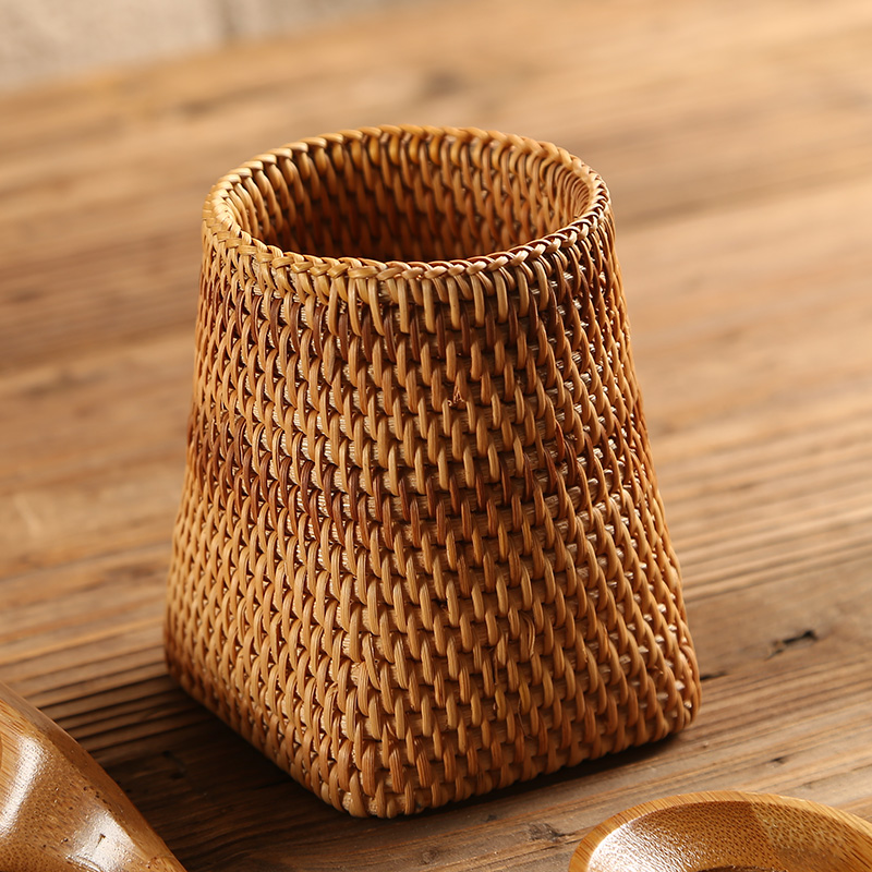 Porcelain remit the cane top service up six gentleman bamboo tea tea is ChaZhen ChaGa) teaspoon of tea tea accessories