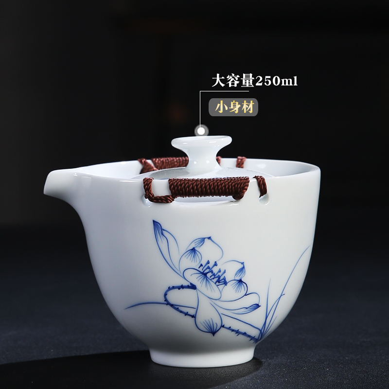 The Product porcelain remit to startan HeCu crack cup travel to a pot of two cups of kung fu tea kettle