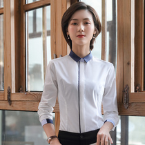 White shirt womens long sleeve design sense niche coat 2020 Spring New Han fan fashion foreign style professional shirt