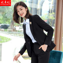 Professional wear womens suits men and womens same sale blue suit suit suit suit bank overalls