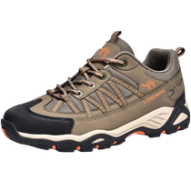 Outdoor hiking shoes mens lightweight sports casual shoes non-slip waterproof hiking shoes wear-resistant trail running hiking shoes