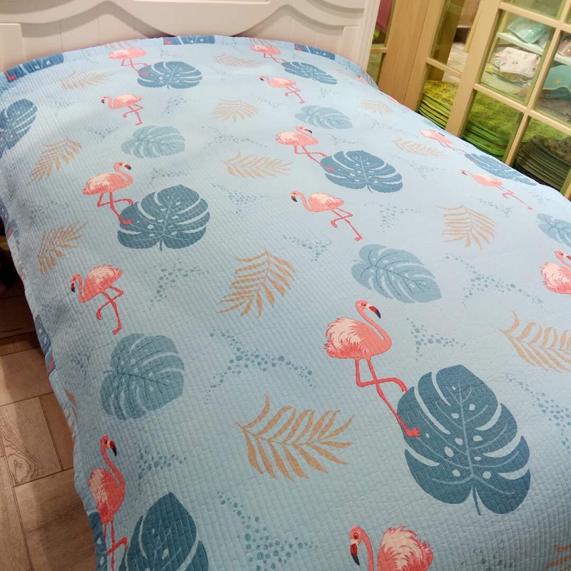 Phổ biến twill bông cotton in quilting dày lên cộng với bông phim hoạt hình tấm ga trải giường cover tatami mat mùa hè mát mẻ là