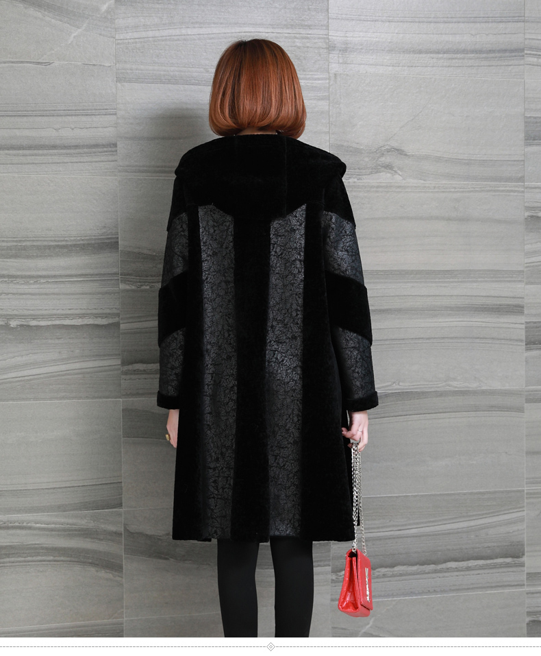 Manteau de fourrure femme QIAN - Ref 3175251 Image 24