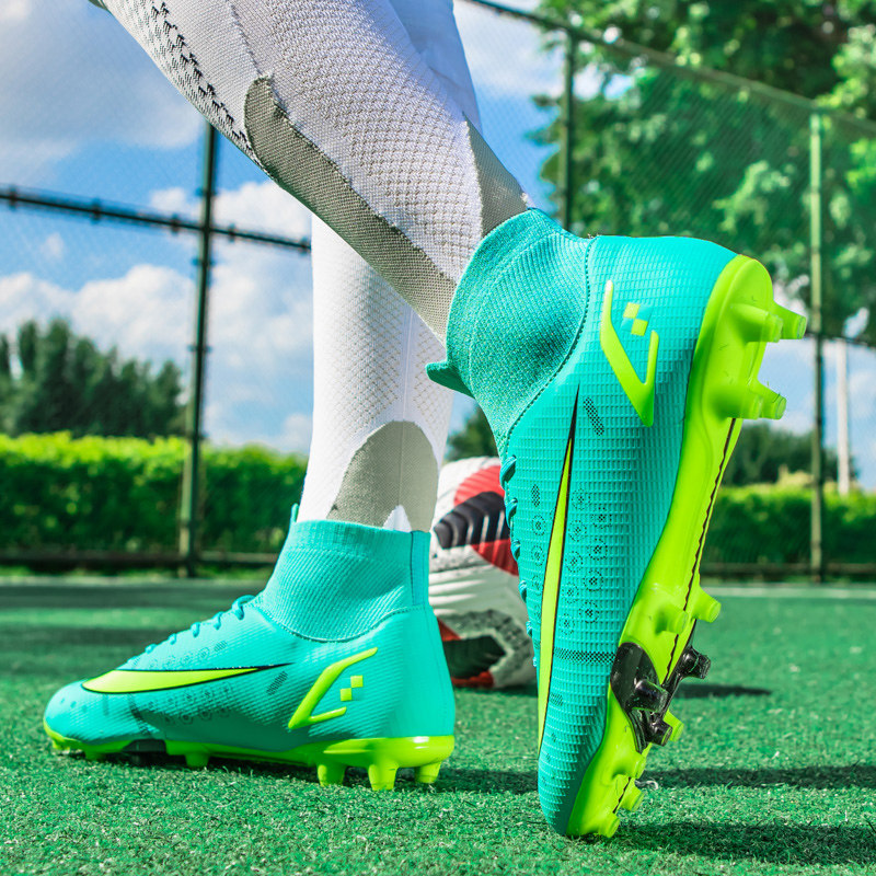 C Romey Spurs 14 Guest football shoes Men and women Adult students Children AG Long nail TF Crushed Nails Artificial Grass Training Shoes