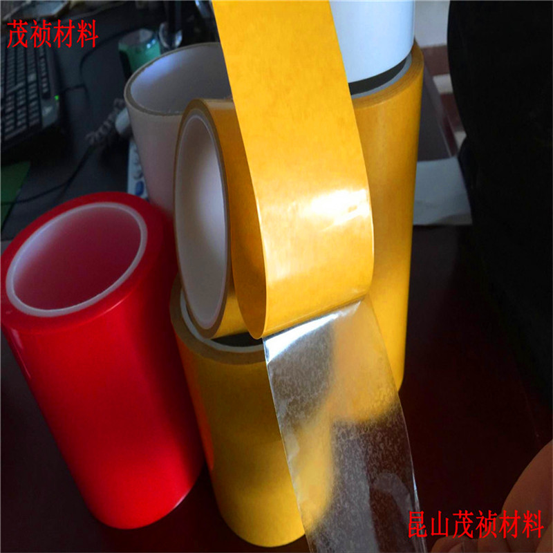 Kunshan PET film double-sided adhesive tape sandwich double-sided tape Sandwich PET double-sided tape Die-cut punching type