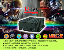 4G GPS H 265 real 1080p car hard disk video recorder supports 4 2 channels 1080p HD hybrid access
