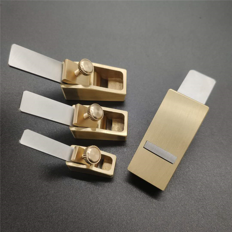 Violin Guitar Instruments Making Maintenance Tool Flat-bottomed Thumb Copper Planing Woodworking Planter