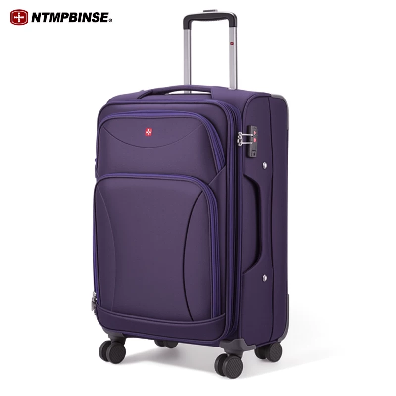 Universal capacious suitcase, oxford cloth